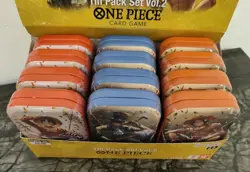 🔥One Piece Tin Pack Set Vol 2 Set of 3 TS-02 OP-13 Factory Sealed x 4 sets🔥 - Image 2