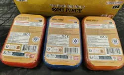 🔥One Piece Tin Pack Set Vol 2 Set of 3 TS-02 OP-13 Factory Sealed x 4 sets🔥 - Image 3