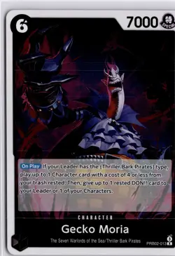Gecko Moria PRB02-013 Foil Premium Booster the Best Vol.2 One Piece Card Game - Image 4