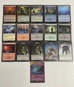 Magic The Gathering Adventures In Forgotten Realm Set Holo Foil Card Bundle - Image 1