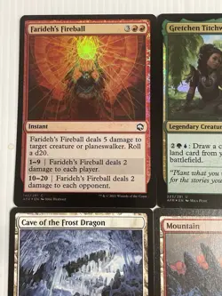 Magic The Gathering Adventures In Forgotten Realm Set Holo Foil Card Bundle - Image 2