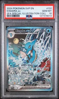 Kingdra ex 131 Sv: Scarlet & Violet Promo Cards Holo PSA 10 - Image 1