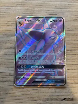 Pokemon TCG Espeon GX Full Art Ultra Rare Card 140/149 Sun & Moon - Image 1