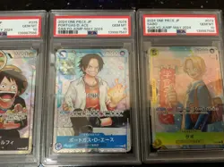PSA 10 Sabo Ace Luffy Promo Saikyo Jump 2024 ONE PIECE Card SEQ Set Japanese JP - Image 3