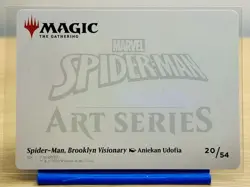 Spider-Man, Brooklyn Visionary Art Card (Gold-Stamped Signature) 20/54 MTG - Image 2