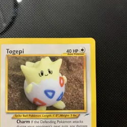 Togepi Neo Destiny Regular Card 56/105 Yuki Morii NM/LP Pokemon TCG - Image 3