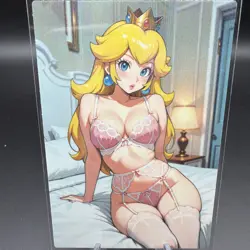 P Peach Anime Waifu Card Doujin ACG Goddess Holo - Image 1