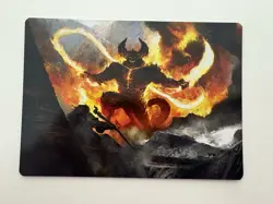 The Balrog Flame of Udun Art Series MTG Magic the Gathering Card NM Mint LTR - Image 1