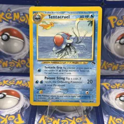 Pokemon TCG Vintage LP Tentacruel 10/18 Southern Islands Regular Card - Image 1