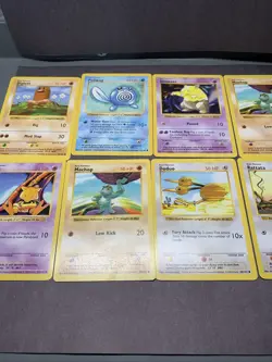 Pokemon TCG Base Set Shadowless Lot of 9 Cards All Commons WOTC VTG 1999 - Image 5