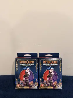 Riftbound League of Legends Trading Card Game Jinx Champion Deck Sealed 2 boxes - Image 1