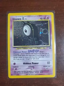 Unown 14/75 Neo Discovery Holo Rare - Pokemon Card - Image 1