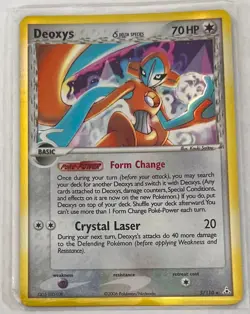 Deoxys 5/110 NM Delta species Holo Rare 2006 Vintage Pokemon TCG Card - Image 1