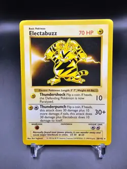 LP - Electabuzz - 20/102 - Shadowless - Base Set - Pokemon Card - Image 1