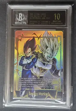 Dragon Ball Vegeta Energy Marker E01 Holo Card - Image 1