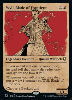 x1 Wyll, Blade of Frontiers - Showcase R MTG Commander Legends: Battle for Baldu - Image 1
