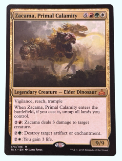 Zacama, Primal Calamity, Rivals of Ixalan, NM Near Mint, Magic the Gathering MTG - Image 1