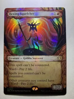MTG Hexing Squelcher - Foil - Showcase Lorwyn Eclipsed NM-Mint - Image 1