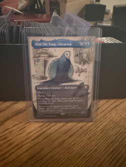 Wan Shi Tong, Librarian (Borderless) #320 (NM) TLA Magic MTG Mythic Borderless - Image 1