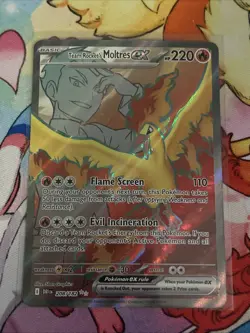 Pokemon TCG Team Rockets Moltres EX Destined Rivals 208/182 NearMint Condition - Image 3