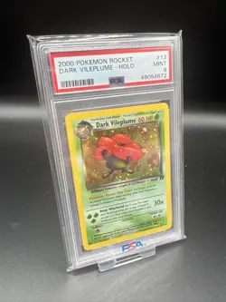 Pokemon Karte - DARK VILEPLUME 13/82 Holo Team Rocket - EN - PSA 9 MINT - Image 1