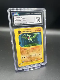 2003 Pokemon Skyridge #1/144 Aerodactyl CGC 10 GEM MINT - NO PSA - Image 1