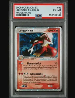 Pokemon Lohgock EX Holo 89/95 Team Magma vs Team Aqua PSA 6 EX-MT Low Pop - Image 1