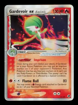 Pokemon Card Gardevoir ex 93/101 Delta Species Dragon Frontiers Holo MP 2006 - Image 1