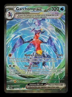 Pokemon Card Garchomp ex 245/182 Paradox Rift Alt Art SIR Rare NM 2023 - Image 1
