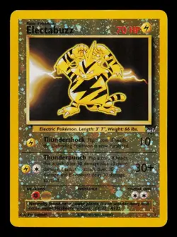 Pokemon Card Electabuzz Best Promo 1 Reverse Holo Foil Vintage WOTC LP 2002 - Image 1