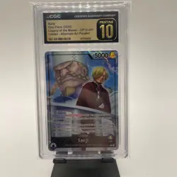 Cgc 10 Sanji OP12 #41 Alternate Art 2025 One Piece Legacy Of The Master Alt - Image 1