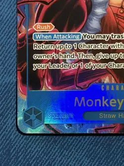 Monkey.D.Luffy OP11-118 SEC Alt Art ONE PIECE A Fist of Divine Speed ENGLISH - Image 3