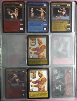 WWF RAW DEAL CCG : ASSORTED FOIL CARDS + EXTRAS - Image 1