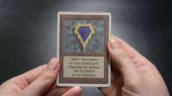 Mox Sapphire Unlimited Magic Card Power 9 MTG 1993 - Image 2