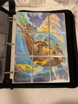 Green Lorcana Binder With All Cards In Pics - Image 1