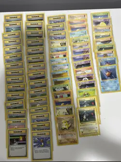 Pokemon TCG - Lot Of 69 Shadowless Base Set Cards - Image 1