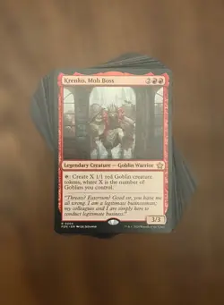MTG Commander Deck - Krenko, Mob Boss - 100 Cards EDH Goblins - Image 1
