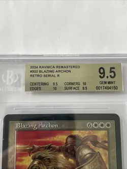 FOIL SERIALIZED BLAZING ARCHON - BGS 9.5 Gem Mint - MTG Magic the Gathering - Image 2