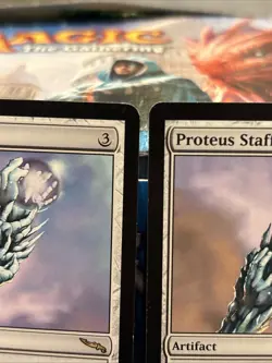 2x Proteus Staff LP Light Play Mirrodin Mtg Artifact Rare - Image 5