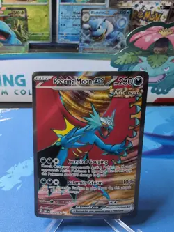 Pokemon TCG - Roaring Moon ex 229/182 - Ultra Rare Full Art - Paradox Rift - LP - Image 1