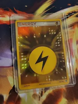 Pokemon 2006 Lightning Energy Reverse Holo EX Holon Phantoms #108/110 - Image 2