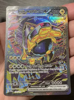 Pokemon TCG Iron Hands ex 154/131 Sv: Prismatic Evolutions SAR - Image 1