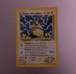 LT. SURGE’S ELECTABUZZ - 6/132 - Gym Heroes - Holo Pokemon Card No Play 🔥 - Image 1