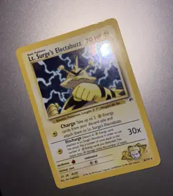 LT. SURGE’S ELECTABUZZ - 6/132 - Gym Heroes - Holo Pokemon Card No Play 🔥 - Image 4