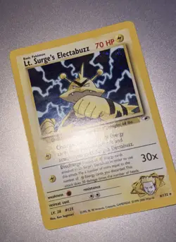 LT. SURGE’S ELECTABUZZ - 6/132 - Gym Heroes - Holo Pokemon Card No Play 🔥 - Image 5
