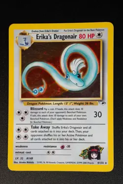 Pokemon TCG Erika's Dragonair Gym Heroes 4/132 Holo Unlimited Rare - Image 1