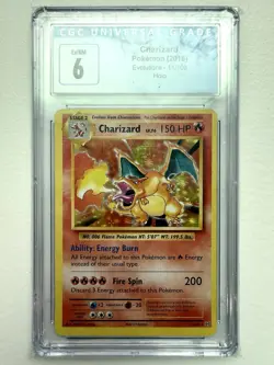 Pokemon Charizard Holo 11/108 2016 Evolutions CGC 6 Ex/NM - Image 1