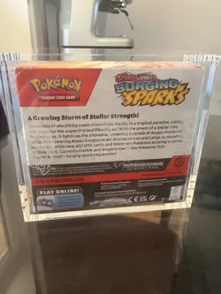 Pokemon TCG: Surging Sparks Booster Box-Sealed Acrylic Case- Perfect Condition - Image 3