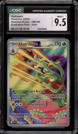 Pokemon Hydrapple Destined Rivals Illustration Rare #188 CGC 9.5 - Image 1