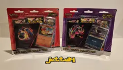 Pokemon Ascended Heroes Tech Sticker 3-Pack Set Charmander/Gastly ME02.5 SEALED! - Image 1